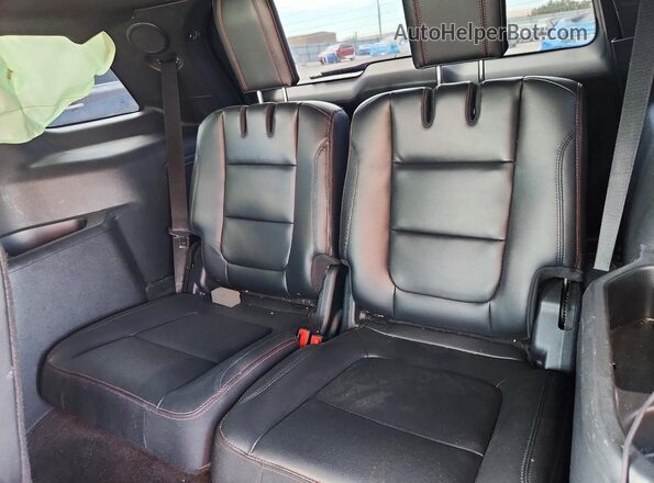 1FM5K8GT3GGA07438 2016 FORD EXPLORER Gray Widok tylnych siedzeń