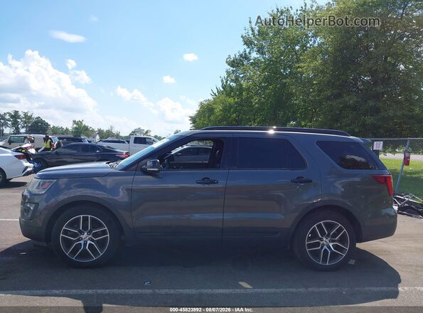 1FM5K8GT3GGA59992 2016 FORD EXPLORER Gray 