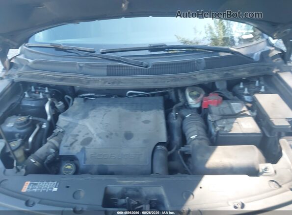 1FM5K8GT3GGD19646 2016 FORD EXPLORER Черный Вид сзади
