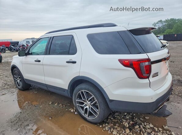 1FM5K8GT3HGA42952 2017 FORD EXPLORER White Tył lewy