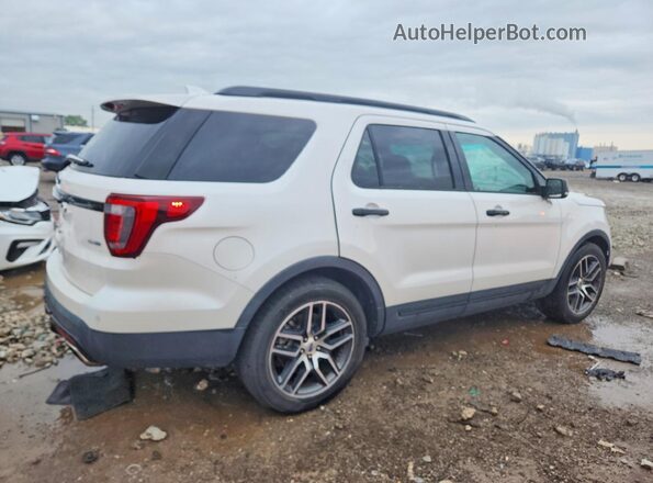 1FM5K8GT3HGA42952 2017 FORD EXPLORER White Tył prawy