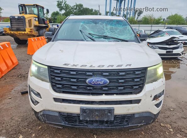1FM5K8GT3HGA42952 2017 FORD EXPLORER White Widok z przodu