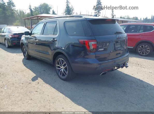 1FM5K8GT3HGA71982 2017 FORD EXPLORER Dark Blue უკანა მარცხენა