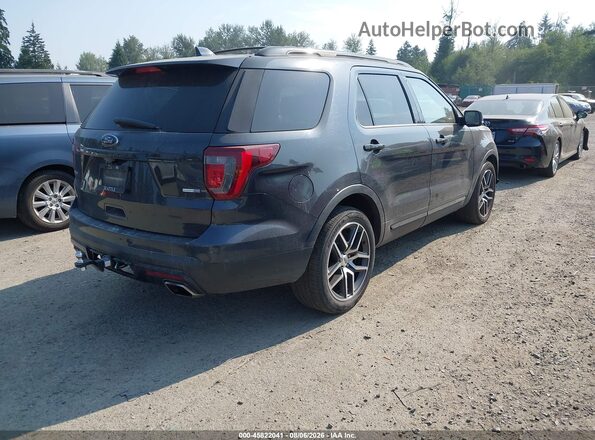 1FM5K8GT3HGA71982 2017 FORD EXPLORER Dark Blue უკანა მარჯვენა