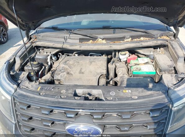 1FM5K8GT3HGA71982 2017 FORD EXPLORER Dark Blue უკანა ხედი
