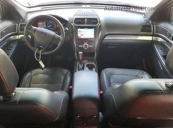 1FM5K8GT3JGA28765 2018 FORD EXPLORER Gray წინა პანელის ხედი