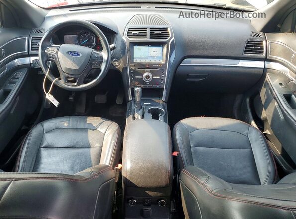 1FM5K8GT3JGA62074 2018 FORD EXPLORER White წინა პანელის ხედი