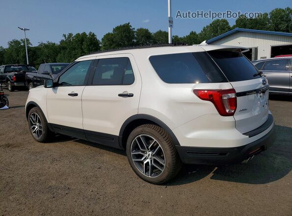 1FM5K8GT3JGA62074 2018 FORD EXPLORER White უკანა მარცხენა