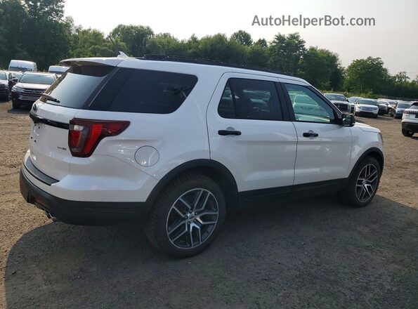 1FM5K8GT3JGA62074 2018 FORD EXPLORER White უკანა მარჯვენა