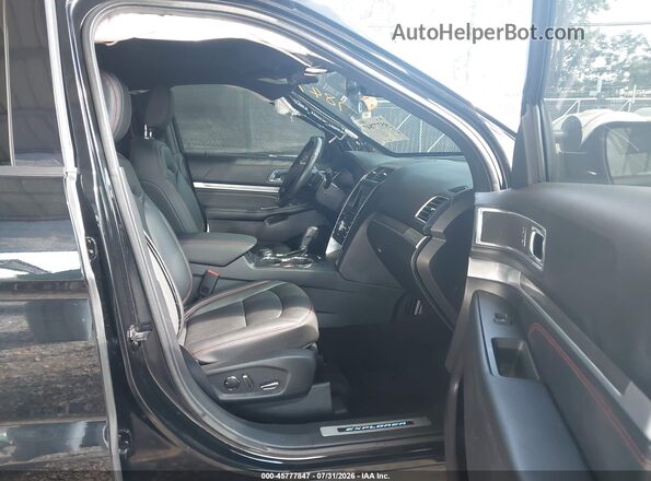 1FM5K8GT3JGC21336 2018 FORD EXPLORER Black Հետևի ձախ