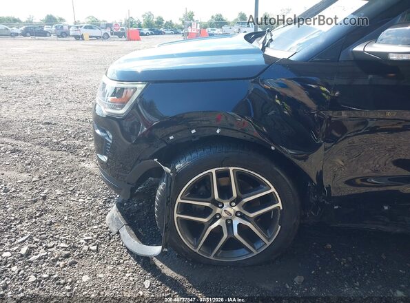 1FM5K8GT3JGC21336 2018 FORD EXPLORER Black Սալոնի 360 աստիճան տեսք