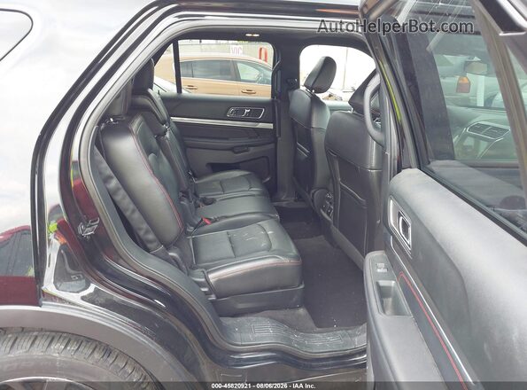 1FM5K8GT3JGC46138 2018 FORD EXPLORER Black Вид наклейки з VIN-кодом