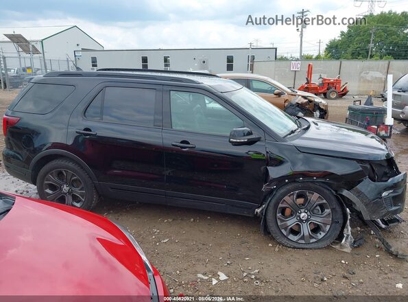 1FM5K8GT3JGC46138 2018 FORD EXPLORER Black Панорамний вид салону 360°