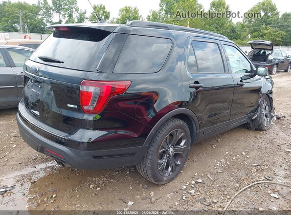 1FM5K8GT3JGC46138 2018 FORD EXPLORER Black Задня права чверть