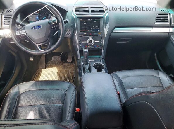 1FM5K8GT4GGC47047 2016 FORD EXPLORER Black Widok deski rozdzielczej
