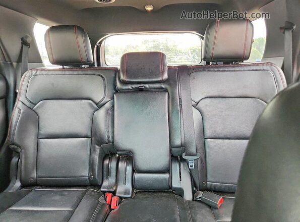 1FM5K8GT4HGA08471 2017 FORD EXPLORER Black უკანა სავარძლების ხედი
