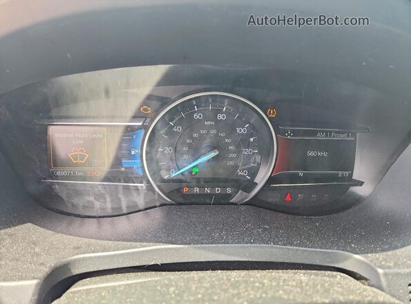 1FM5K8GT4HGC45087 2017 FORD EXPLORER Черный Вид щитка приборов