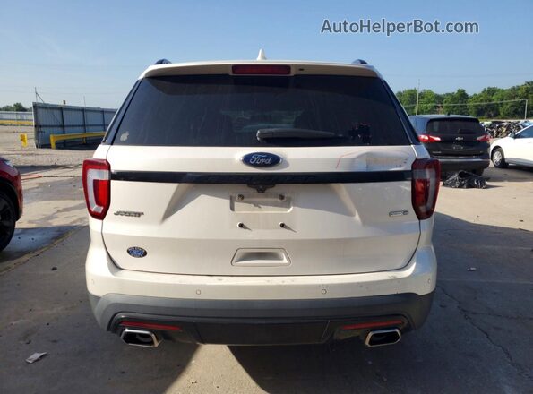 1FM5K8GT4HGD96169 2017 FORD EXPLORER Белый Вид сзади
