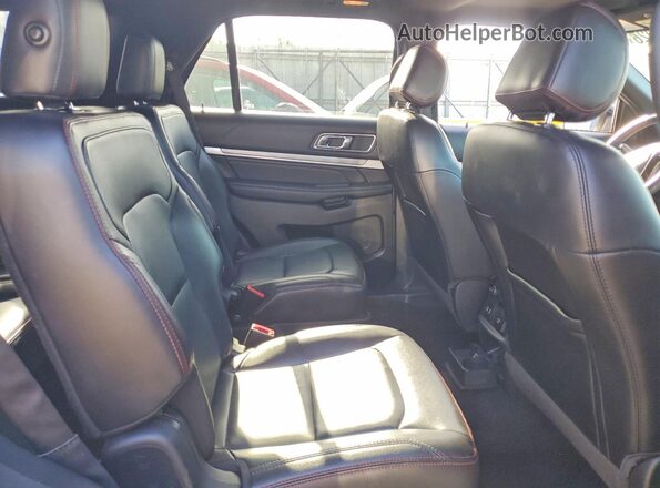 1FM5K8GT4HGD96169 2017 FORD EXPLORER Белый Вид задней части салона