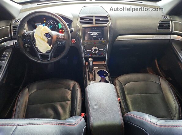 1FM5K8GT4KGA18876 2019 FORD EXPLORER Gray Vista del salpicadero