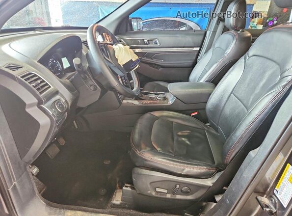 1FM5K8GT4KGA18876 2019 FORD EXPLORER Gray Vista interior delantera
