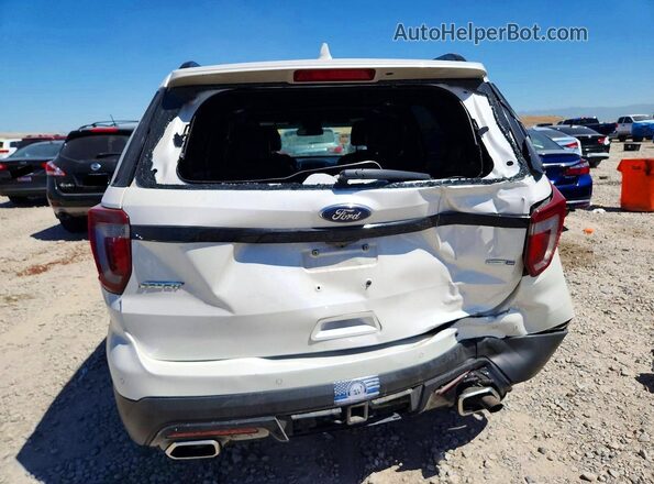 1FM5K8GT5GGA95280 2016 FORD EXPLORER White Vista trasera