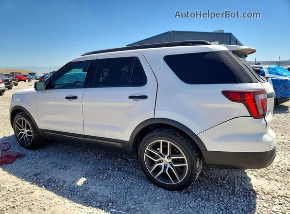 1FM5K8GT5GGA95280 2016 FORD EXPLORER White Trasero izquierdo