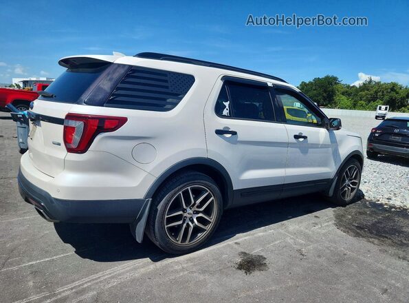 1FM5K8GT5GGC01937 2016 FORD EXPLORER White Tył prawy