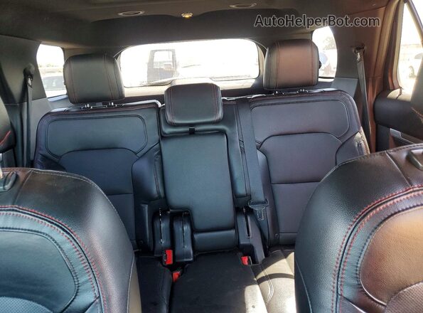 1FM5K8GT5GGC72488 2016 FORD EXPLORER Black Rear seats view