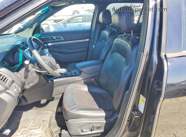 1FM5K8GT5GGC72488 2016 FORD EXPLORER Black Front interior view