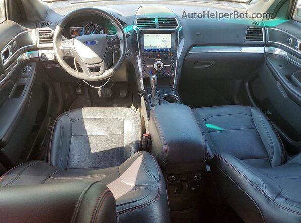 1FM5K8GT5GGC72488 2016 FORD EXPLORER Black Dashboard view