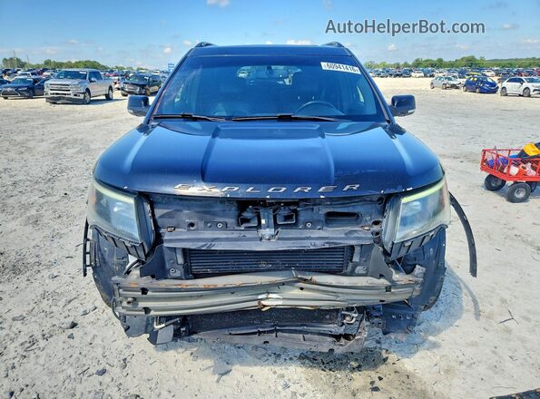 1FM5K8GT5GGC97360 2016 FORD EXPLORER Black Դիմացի տեսք