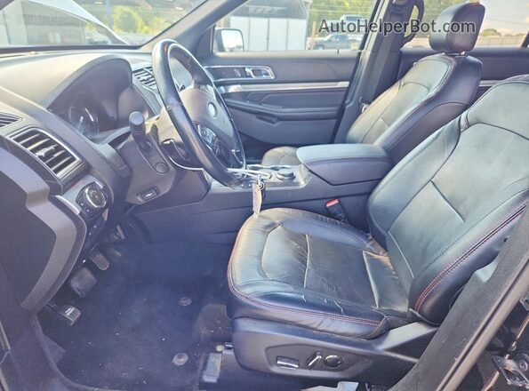 1FM5K8GT5GGC97360 2016 FORD EXPLORER Black Սալոնի դիմացի տեսք