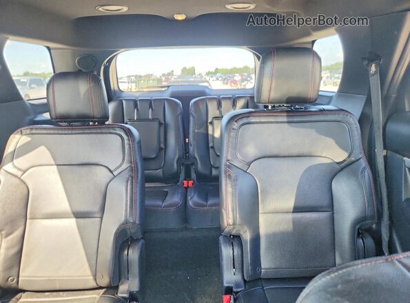 1FM5K8GT5GGC97360 2016 FORD EXPLORER Black Հետևի նստատեղերի տեսք