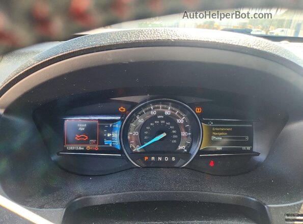 1FM5K8GT5GGC97360 2016 FORD EXPLORER Black Սարքավորումների վահանակի տեսք