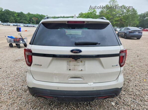 1FM5K8GT5GGD09569 2016 FORD EXPLORER White Rear view