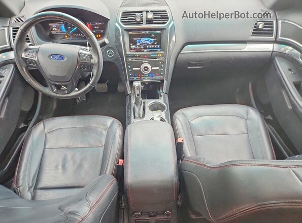 1FM5K8GT5GGD09569 2016 FORD EXPLORER White Dashboard view