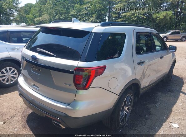 1FM5K8GT5HGA67545 2017 FORD EXPLORER Gray უკანა მარჯვენა