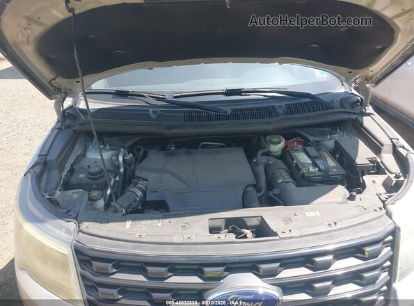 1FM5K8GT5HGA67545 2017 FORD EXPLORER Gray უკანა ხედი