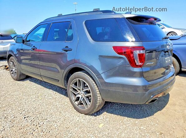 1FM5K8GT5HGC53375 2017 FORD EXPLORER Gray უკანა მარცხენა