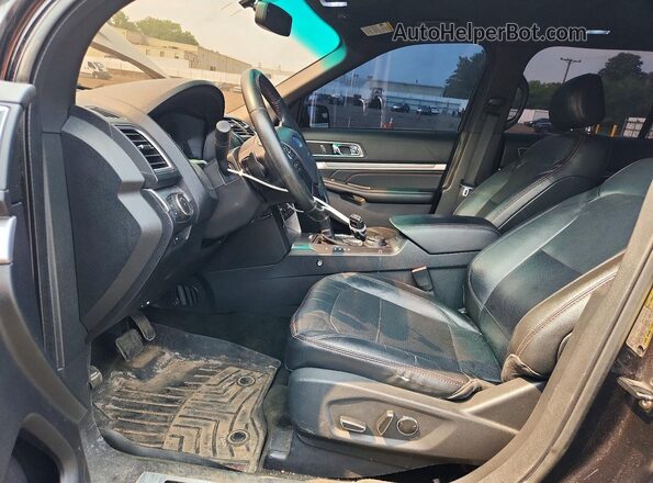 1FM5K8GT6GGC25146 2016 FORD EXPLORER Black Սալոնի դիմացի տեսք