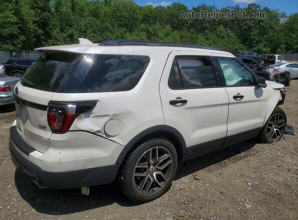 1FM5K8GT6HGD51931 2017 FORD EXPLORER White Tył prawy