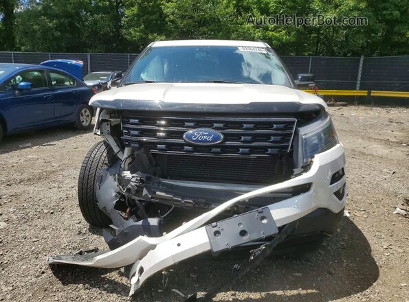 1FM5K8GT6HGD51931 2017 FORD EXPLORER White Widok z przodu