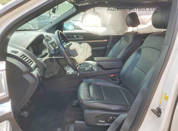 1FM5K8GT6HGD51931 2017 FORD EXPLORER White Widok wnętrza z przodu