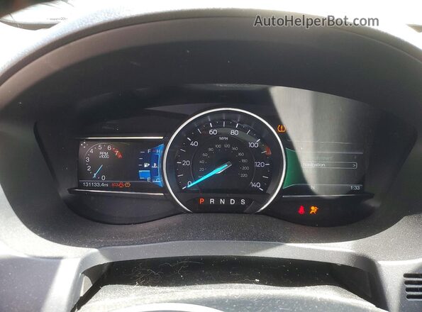 1FM5K8GT6HGD51931 2017 FORD EXPLORER White Widok zestawu wskaźników