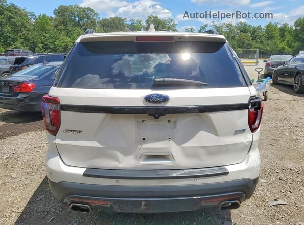1FM5K8GT6HGD51931 2017 FORD EXPLORER White Widok z tyłu