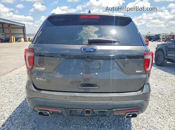 1FM5K8GT6HGD78725 2017 FORD EXPLORER Charcoal Vista trasera