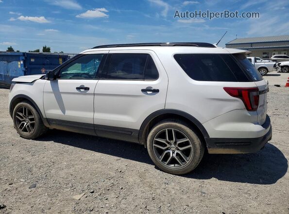 1FM5K8GT6KGA32827 2019 FORD EXPLORER White Tył lewy