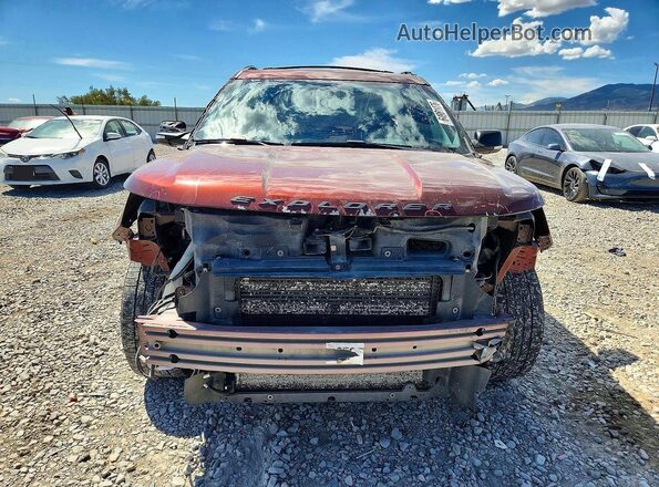 1FM5K8GT7GGA85477 2016 FORD EXPLORER Orange Widok z przodu