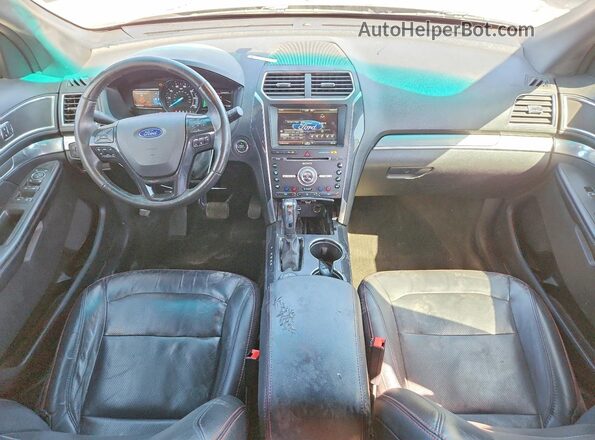 1FM5K8GT7GGA85477 2016 FORD EXPLORER Orange Widok deski rozdzielczej